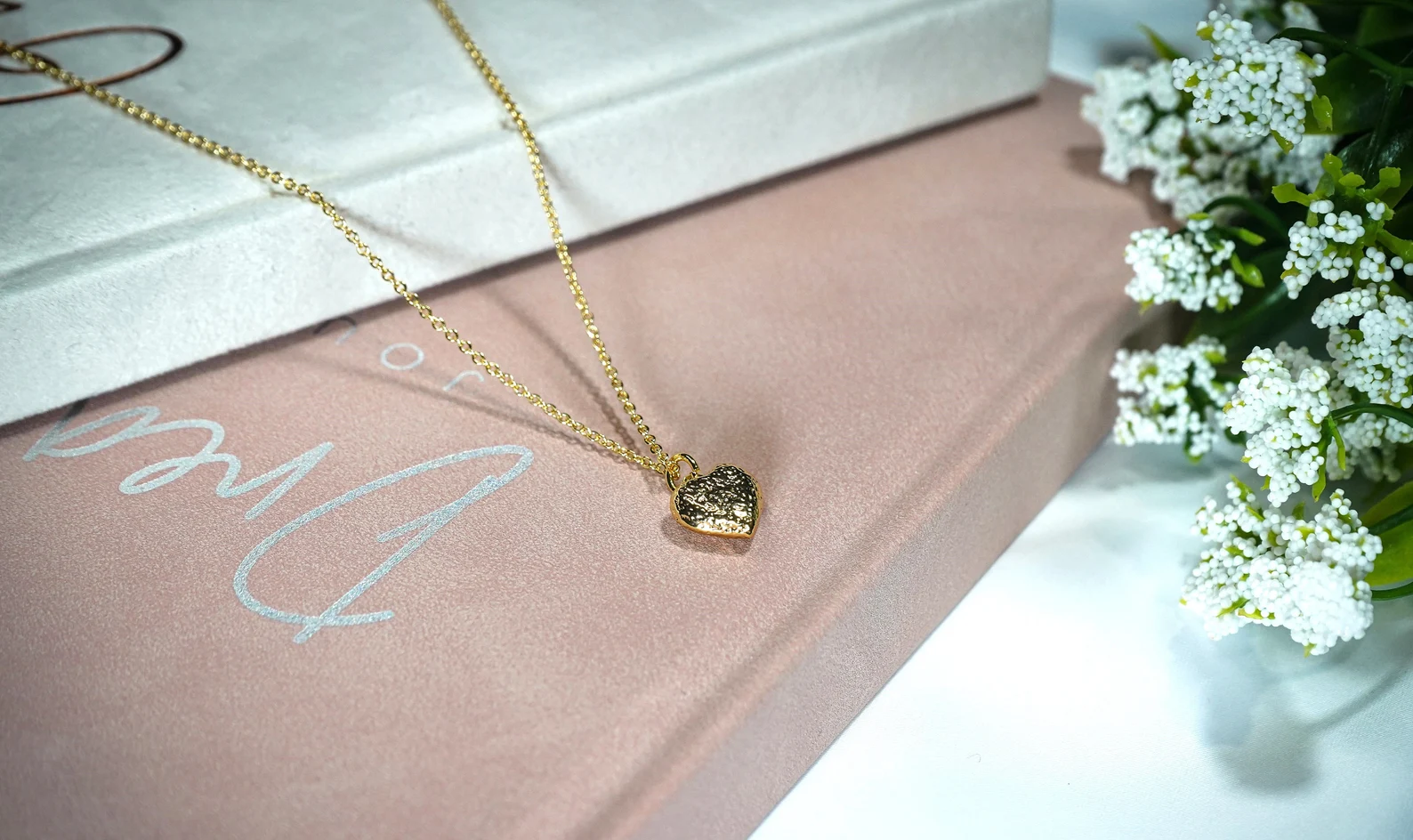 Heart Pendant Necklace – Dainty Handmade 18K Gold Plated Necklace, Minimalist Gift for Her - Image 10