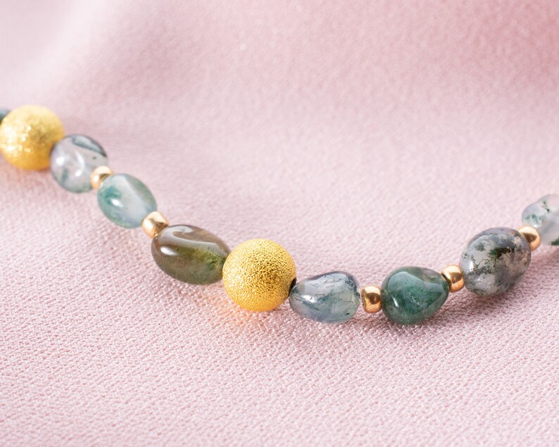 Agate Healing Stone Bracelet – Handmade Beaded Jewelry, Gift for You - Image 5