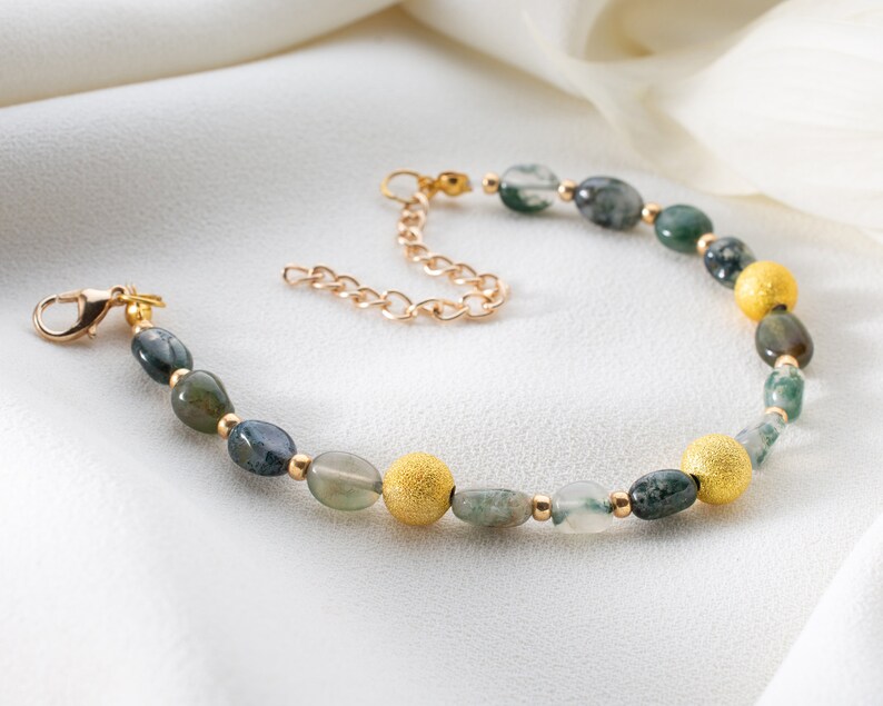 Agate Healing Stone Bracelet – Handmade Beaded Jewelry, Gift for You - Image 10